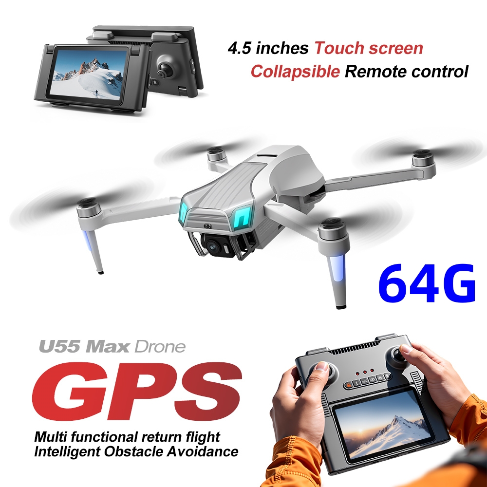 NCZOBOE U55 Оптический GPS-дро – обзор и цена Drone Gimbal 2 Axis
